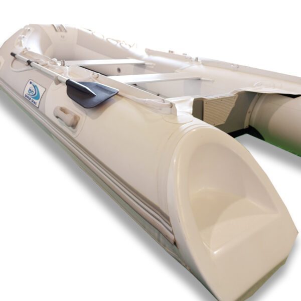 inflatable boat gray