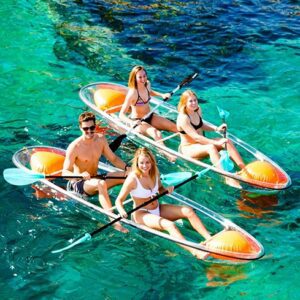 Transparent-Kayak-Tandem-with-stabilizer