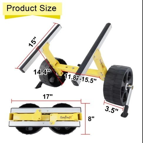 Steel Folding Kayak Trolley 01