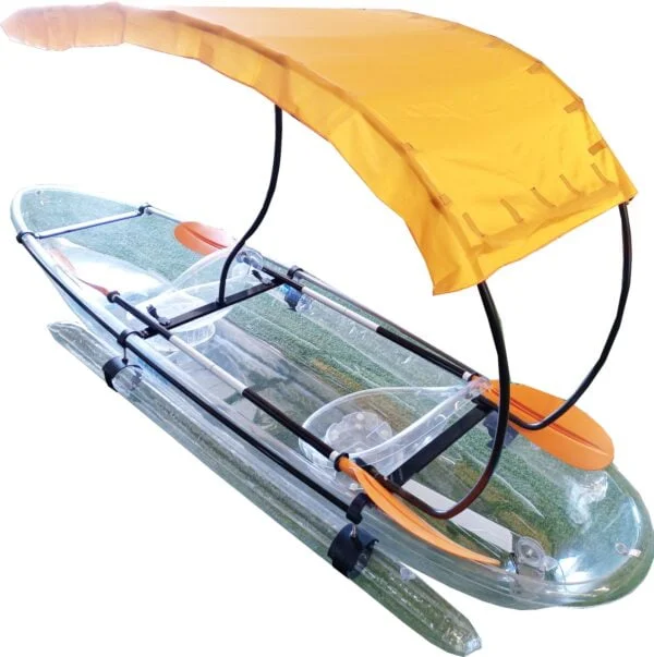 T2 TRANSPARENT 2 seater kayak with Canopy