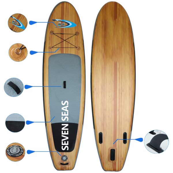 Seven-Seas-2024-Wooden-Stand-Up-Paddle-Board-10.6ft-11.6ft-12.6ft