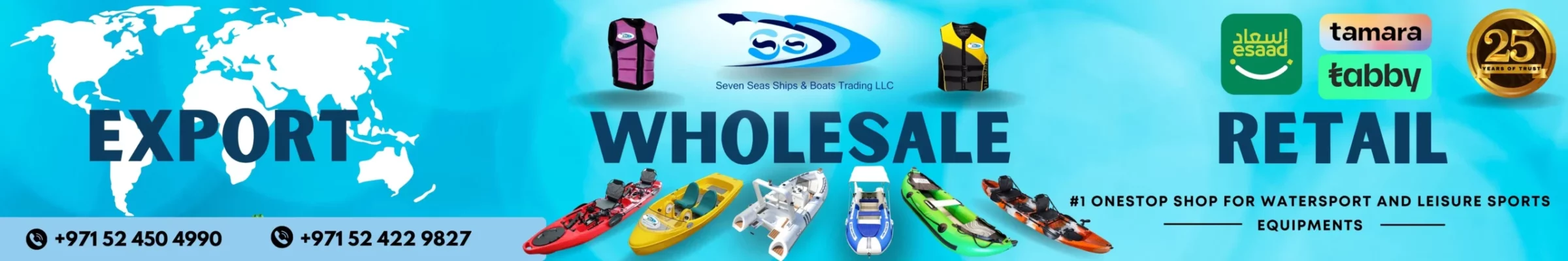 Seve Seas Web Site Main Banner